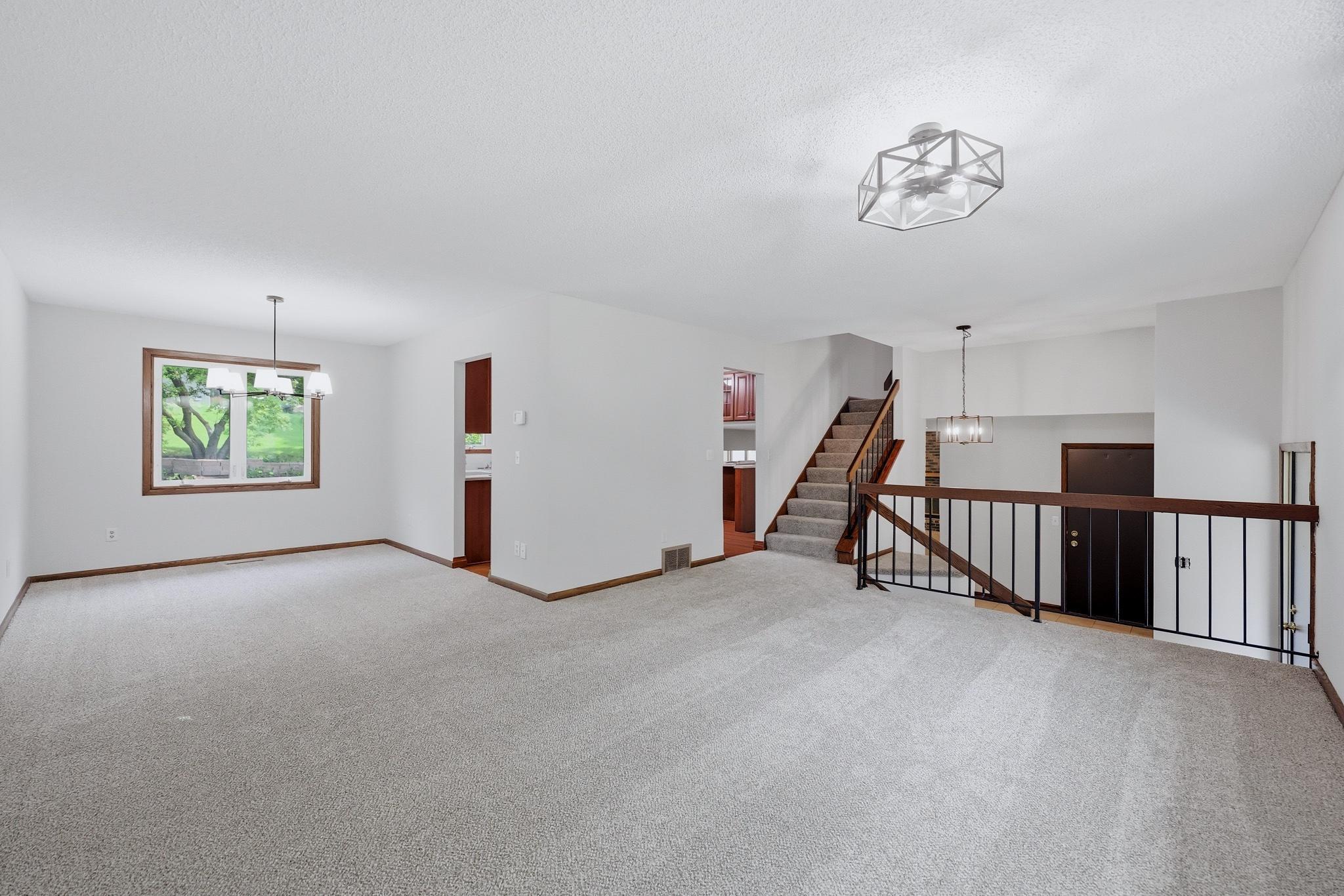 Formal living room and dining room