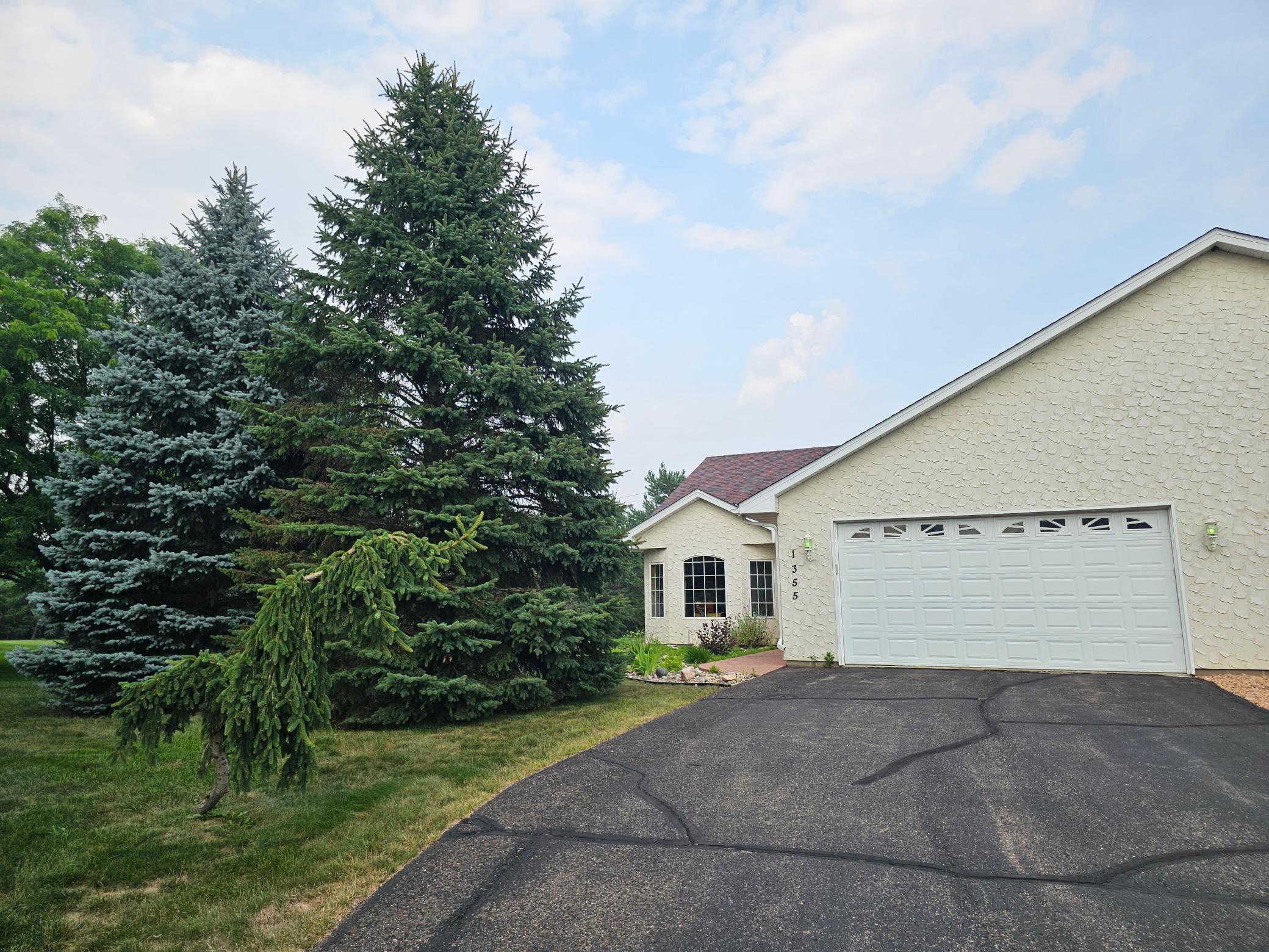 Large 2 car garage