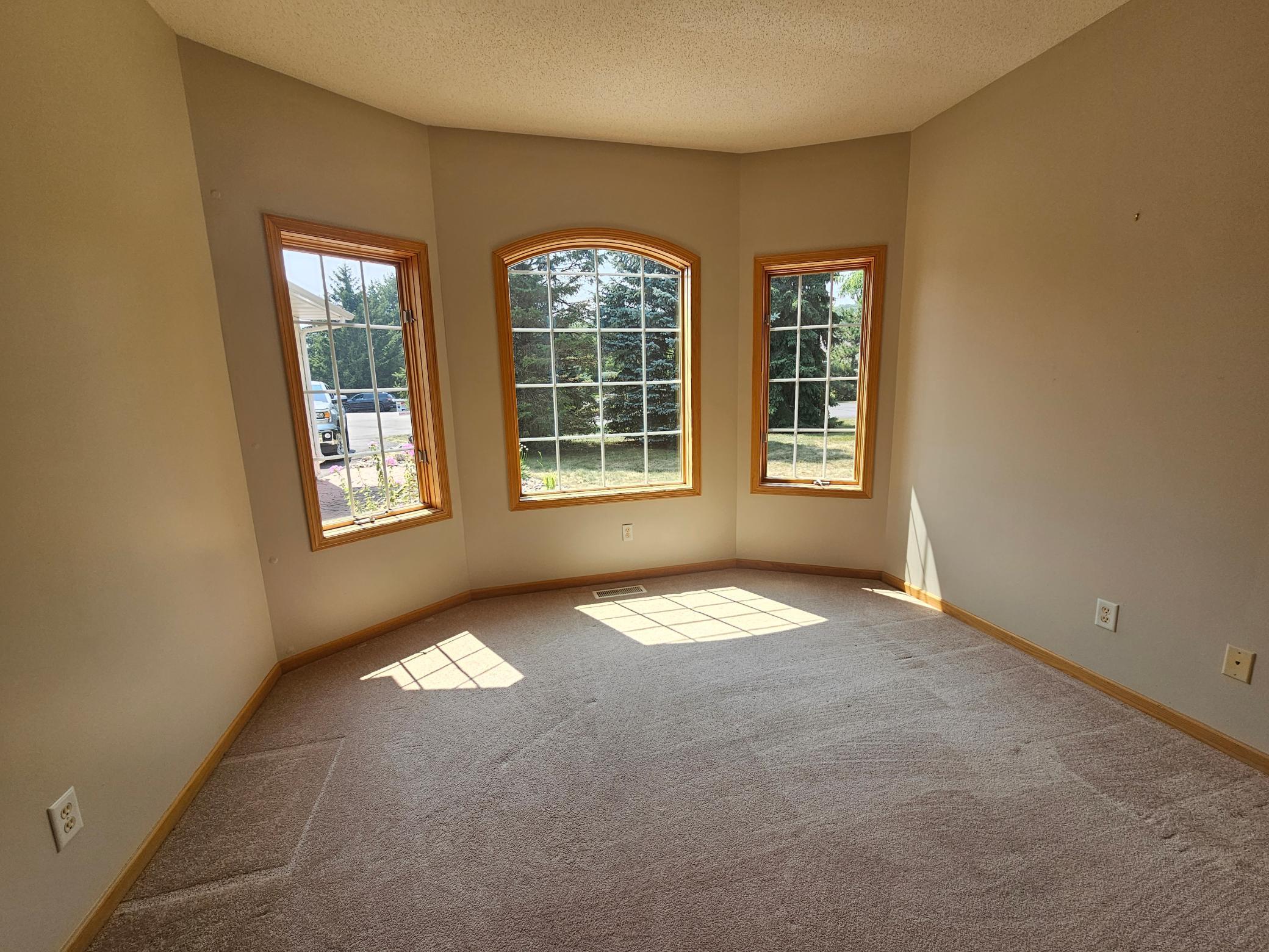 Front bedroom or office area.