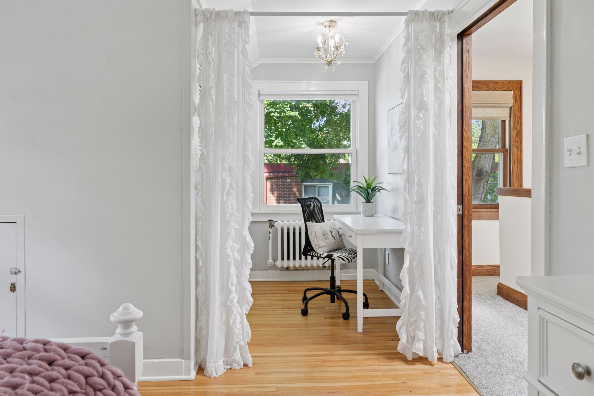 Master bedroom dressing area