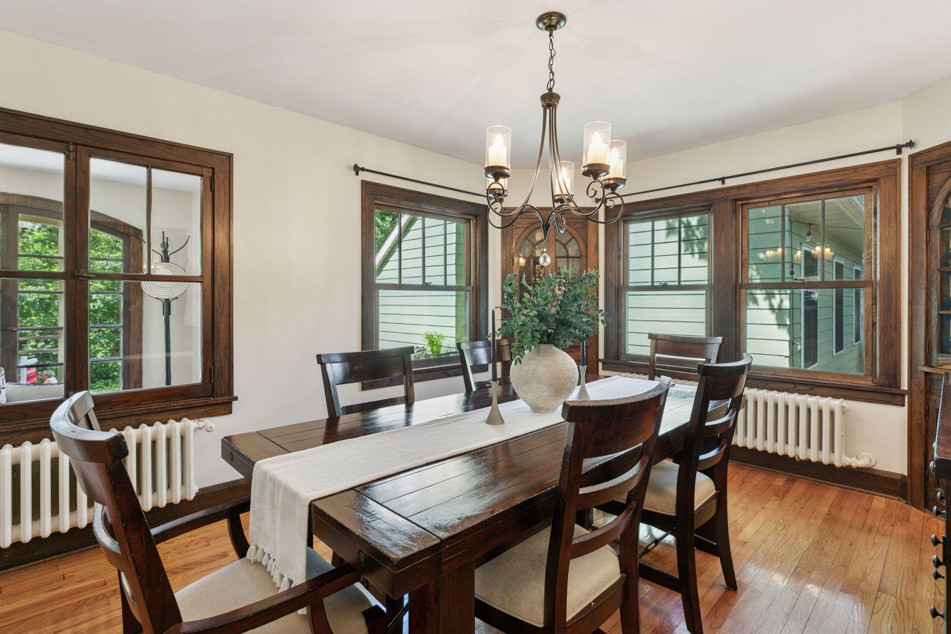 Light and bright formal Dining room