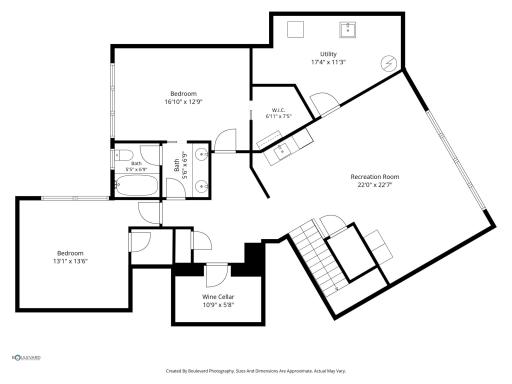 Lower level floorplan