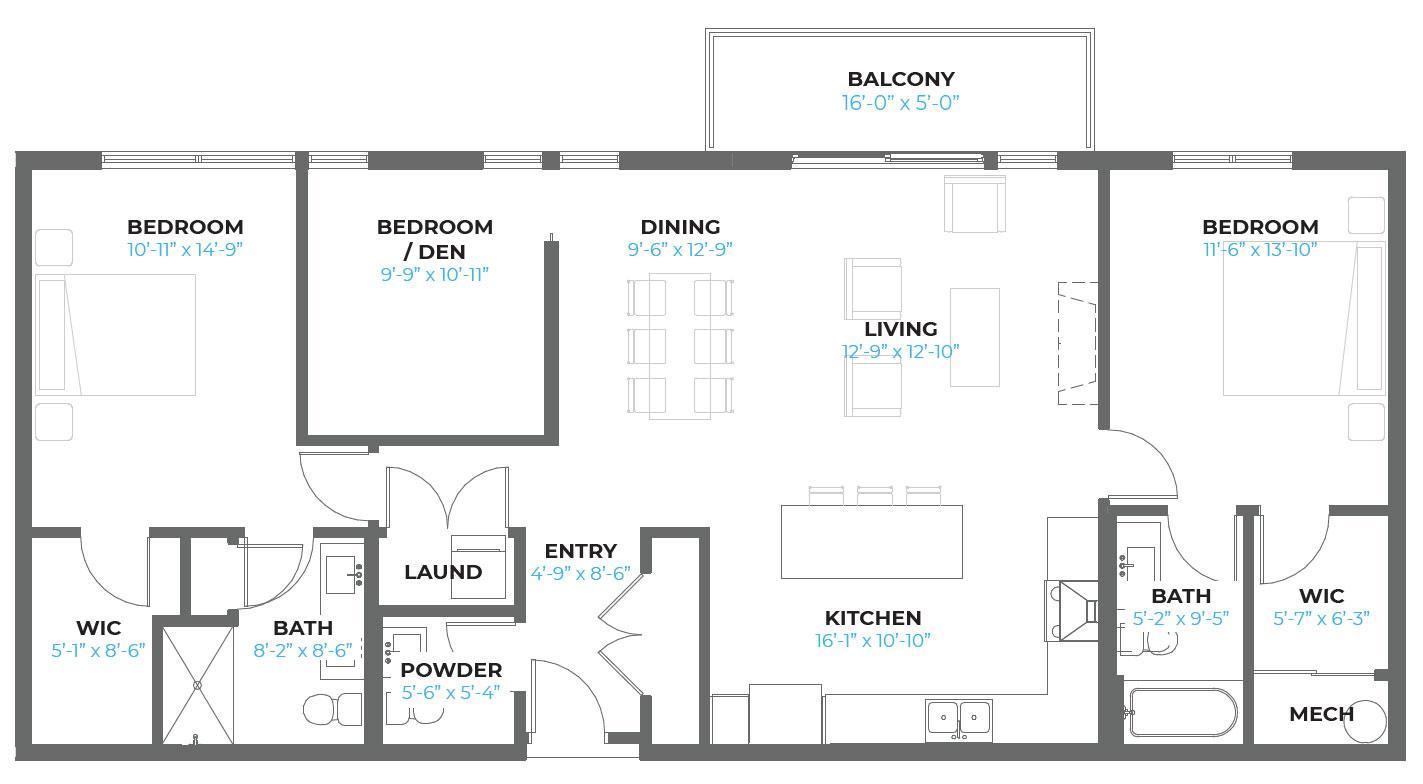 Portico-304 Floor Plan
