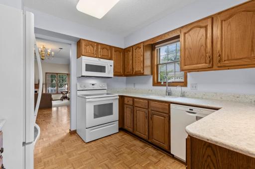 Kitchen Leading to Both Formal and Informal Dining