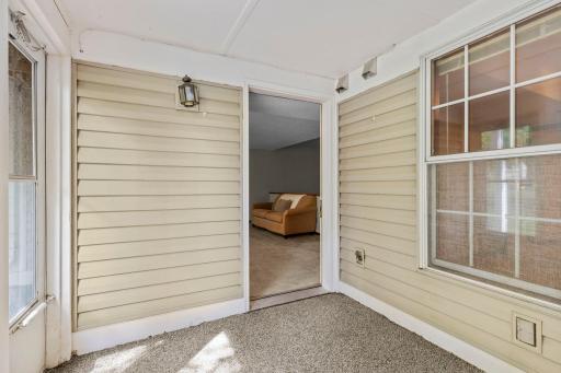 Lower Level Sunroom Just off the Family Room