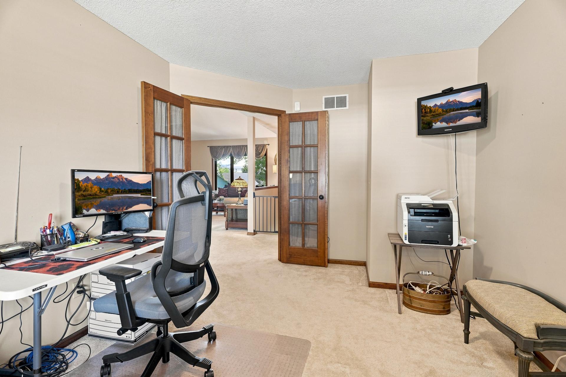 Bedroom #2 is currently an office