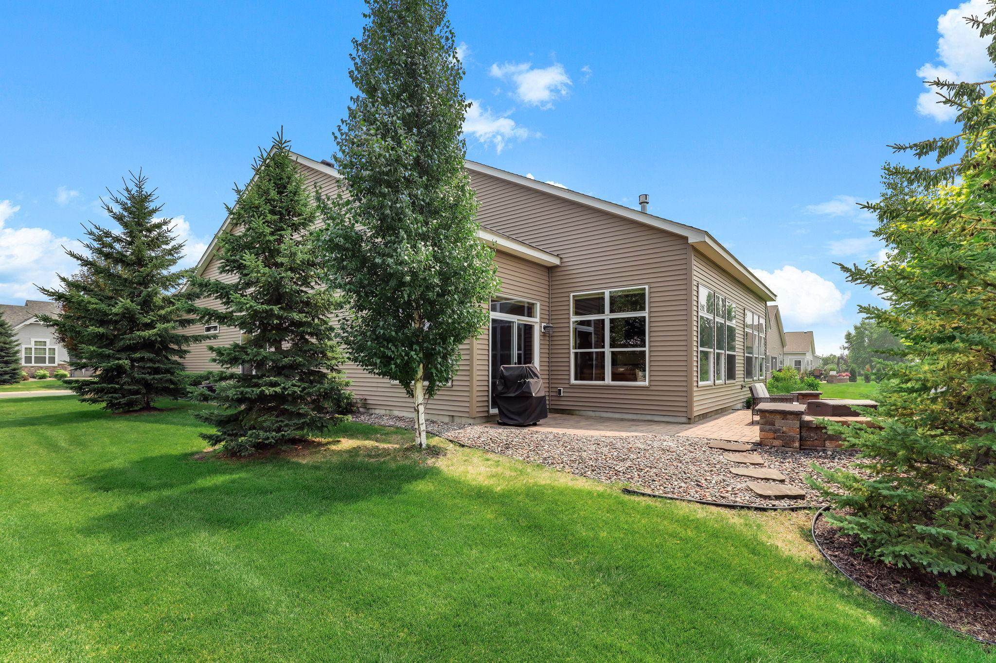 Green space offers a wide, open outdoor area perfect for play, relaxation, and enjoying nature.