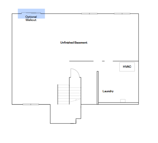 Walker lower level floorplan