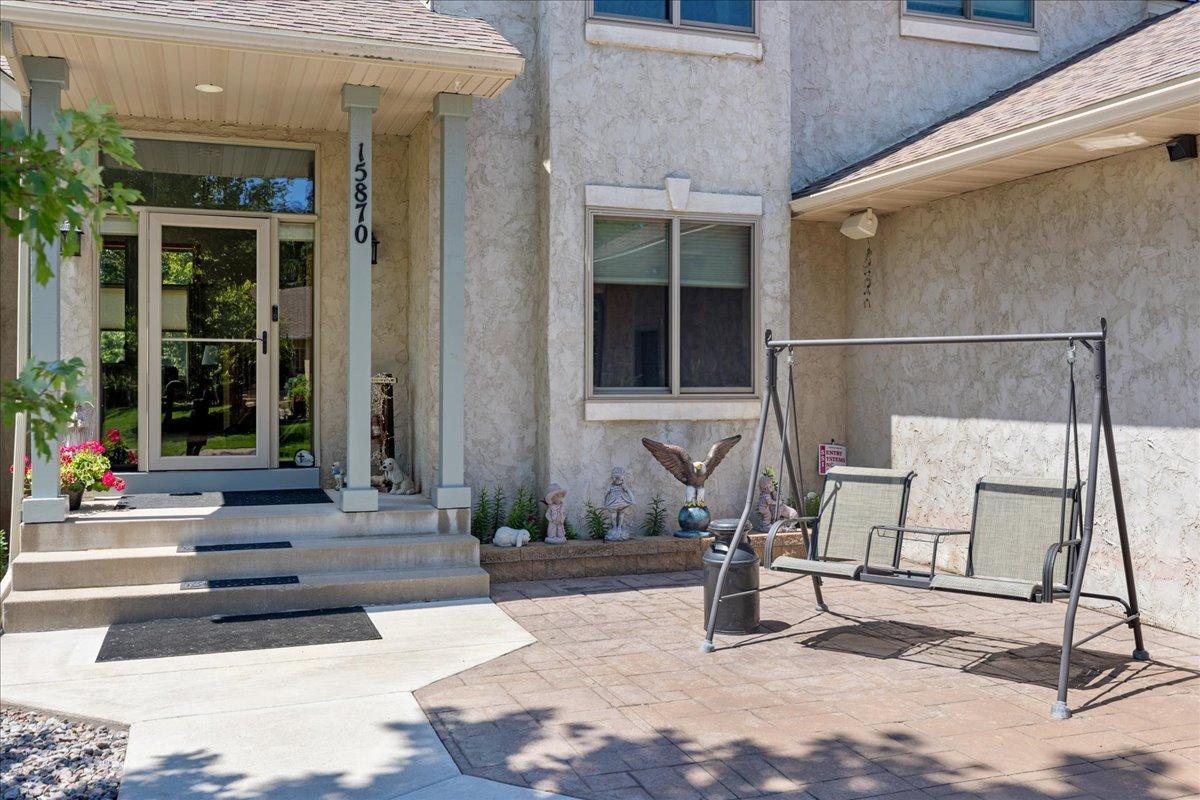 Inviting Front Patio for Morning Coffee