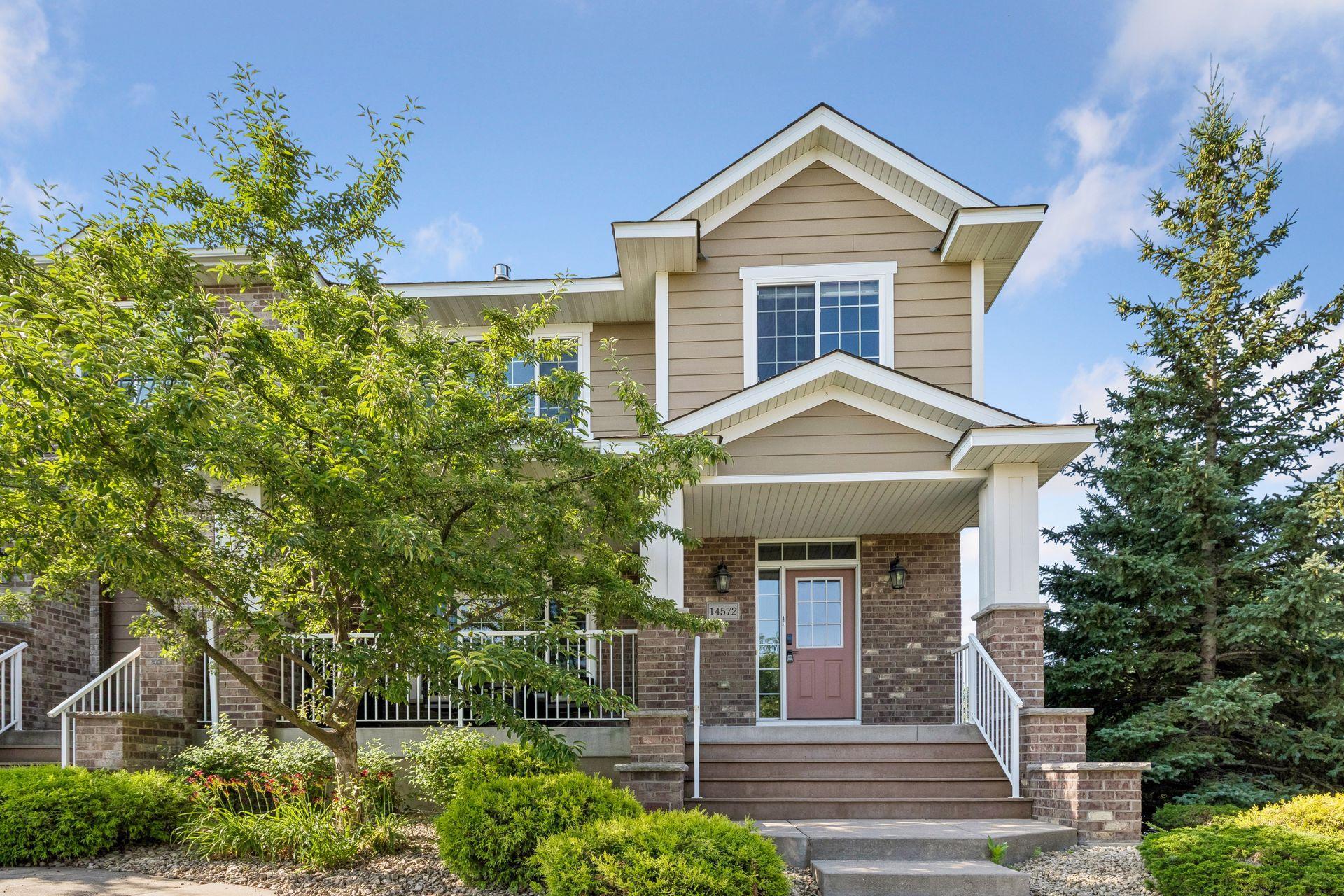 Beautiful curb appeal at your new home.
