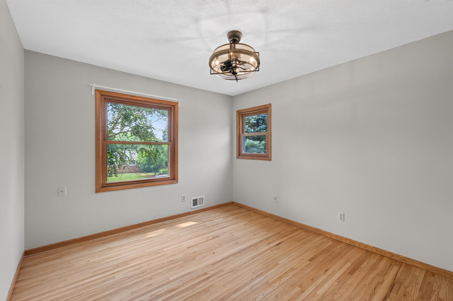 One of four bedrooms on the upper level of this special home!