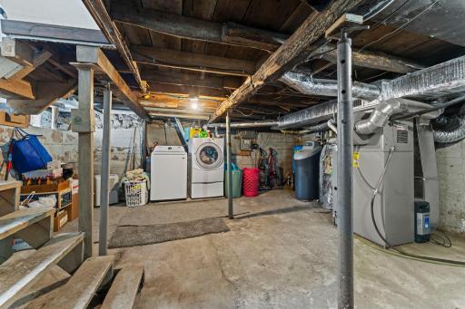 Lower level laundry