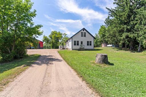 road side of the house