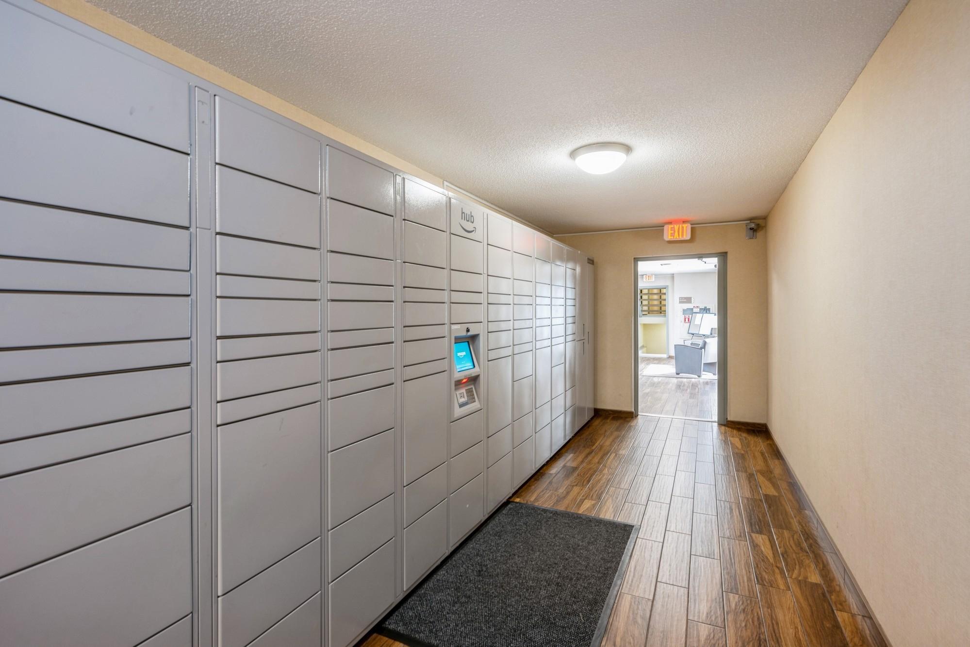 This Amazon hub is where your packages will be delivered and kept secure.