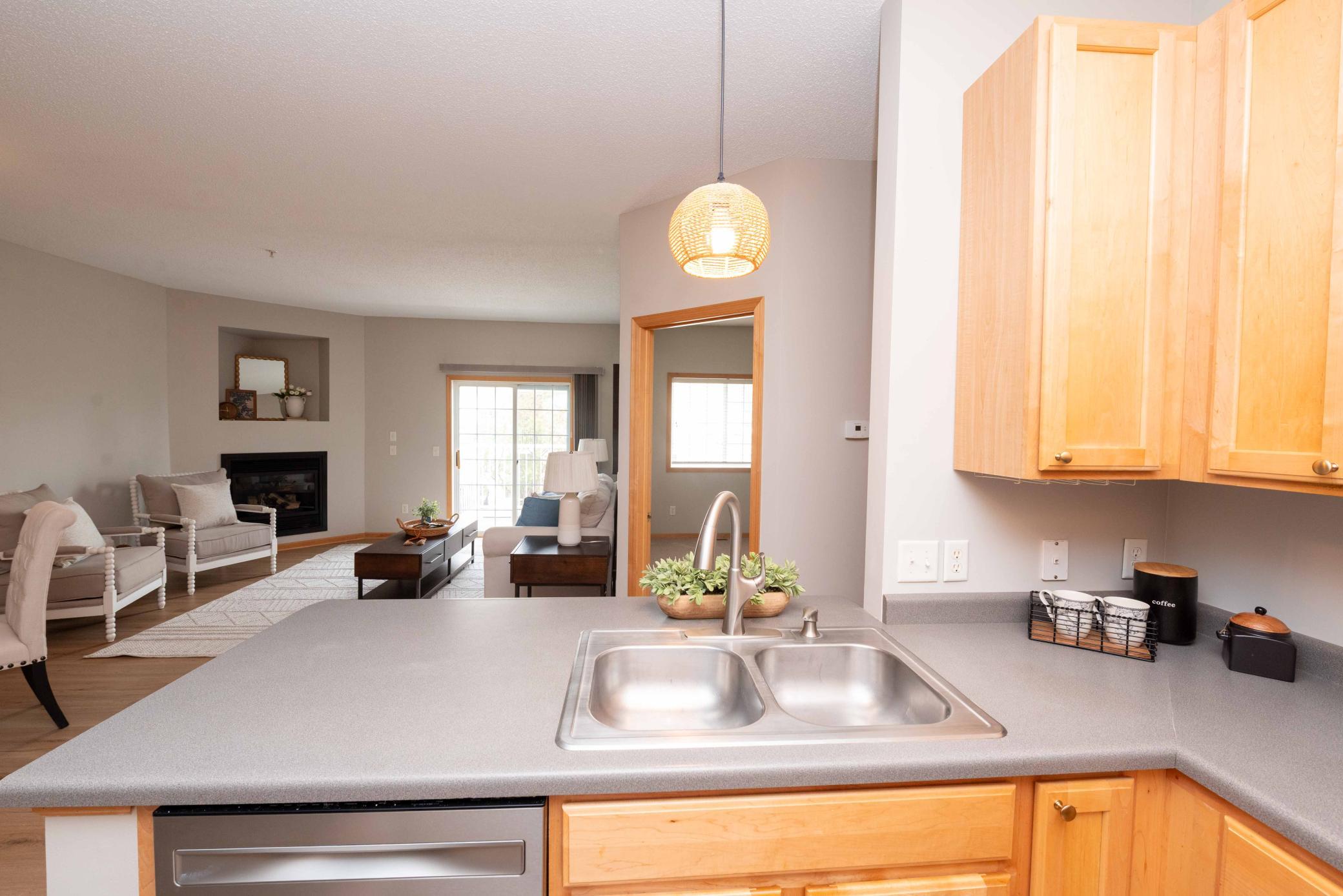 Watch TV and make dinner here
