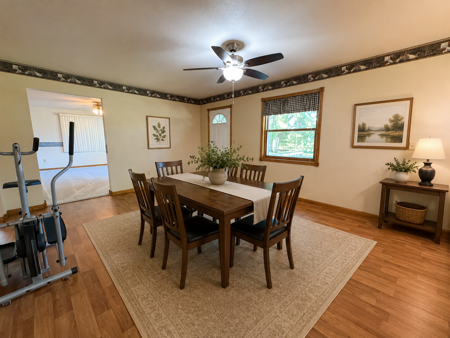 Virtually Staged Dining Room