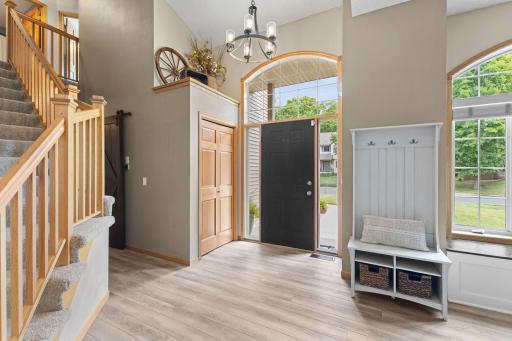 Bright and spacious foyer leading to this updated home