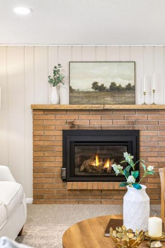 Gas fireplace