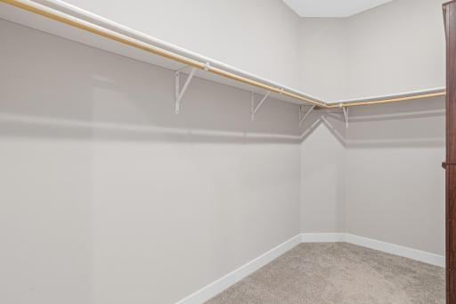 Flows right into the walk-in closet!