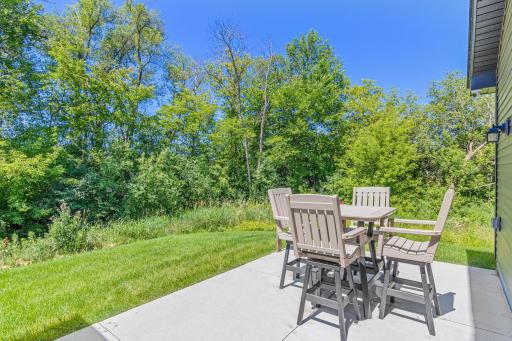 Private patio!