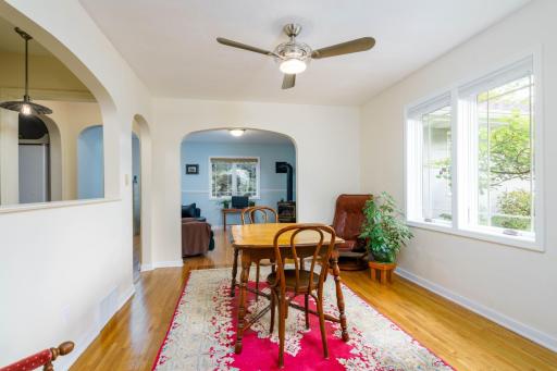 Dining Room opens to 1st Floor Family Room