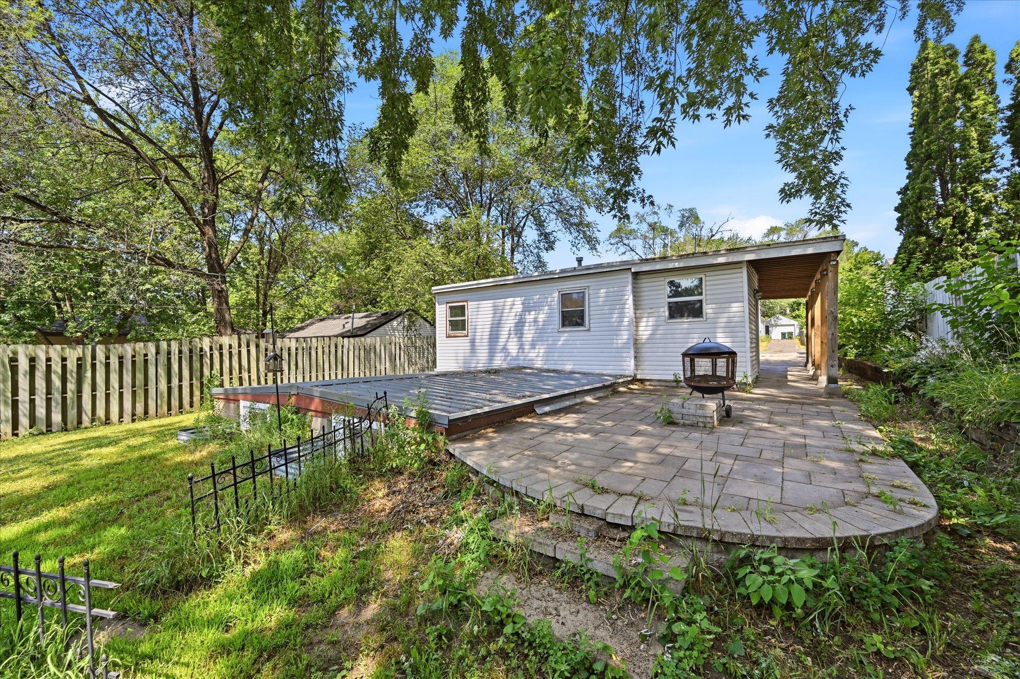 Private patio for relaxing or entertaining outdoors