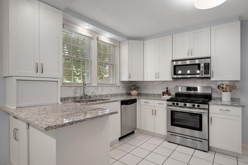 Granite countertops.