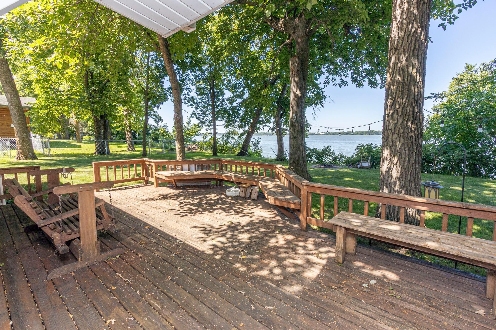 Large Lakeside Deck