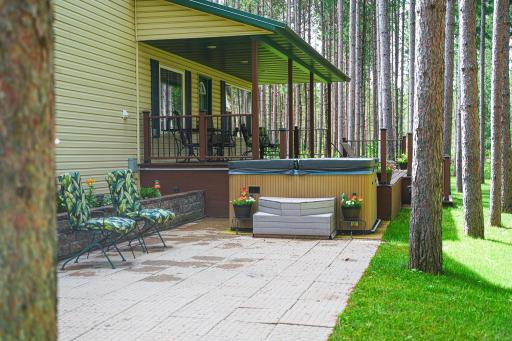 10x30 Paver Patio with Hot Tub (Included)