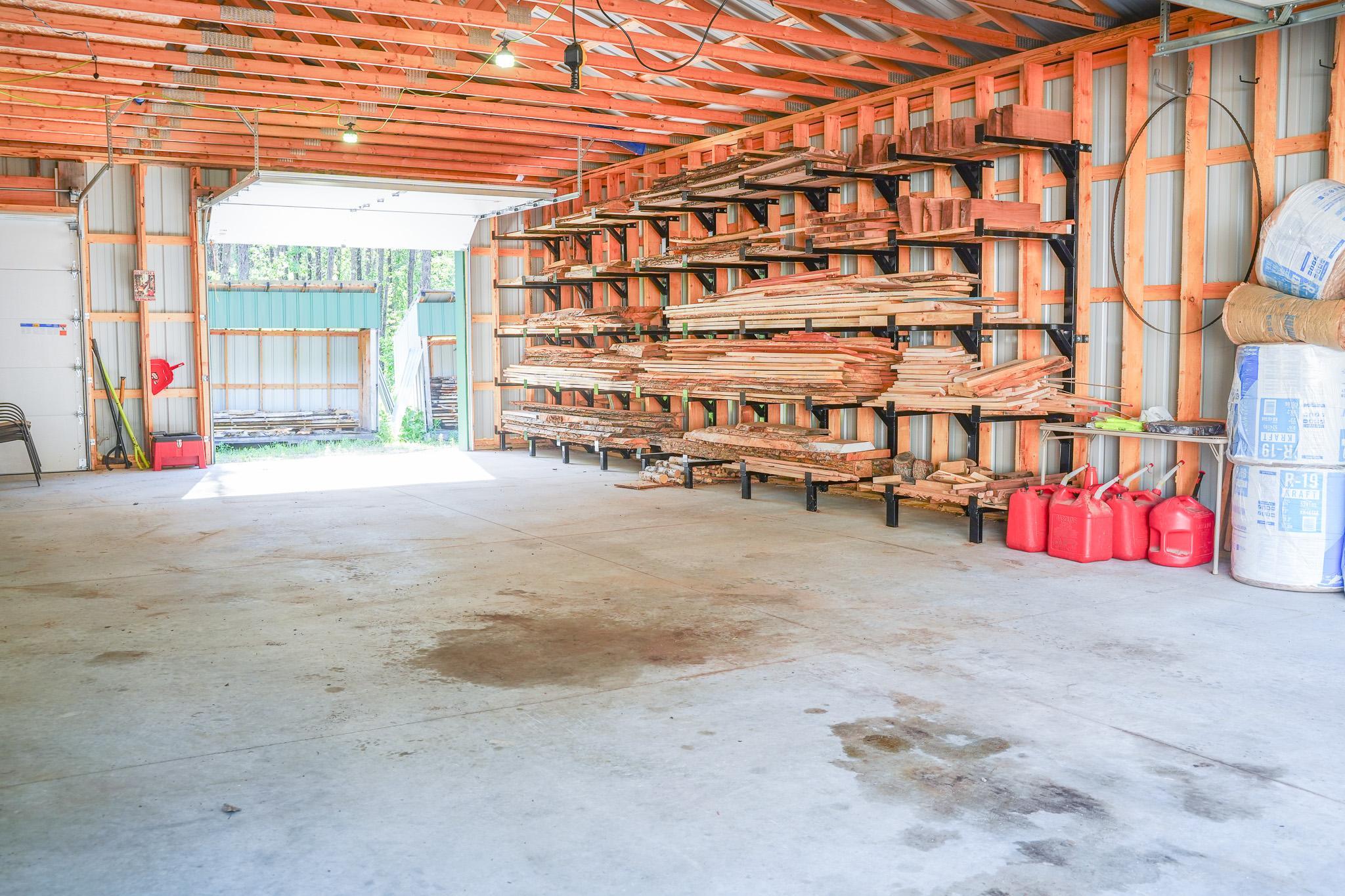 10' sidewalls with storage racks