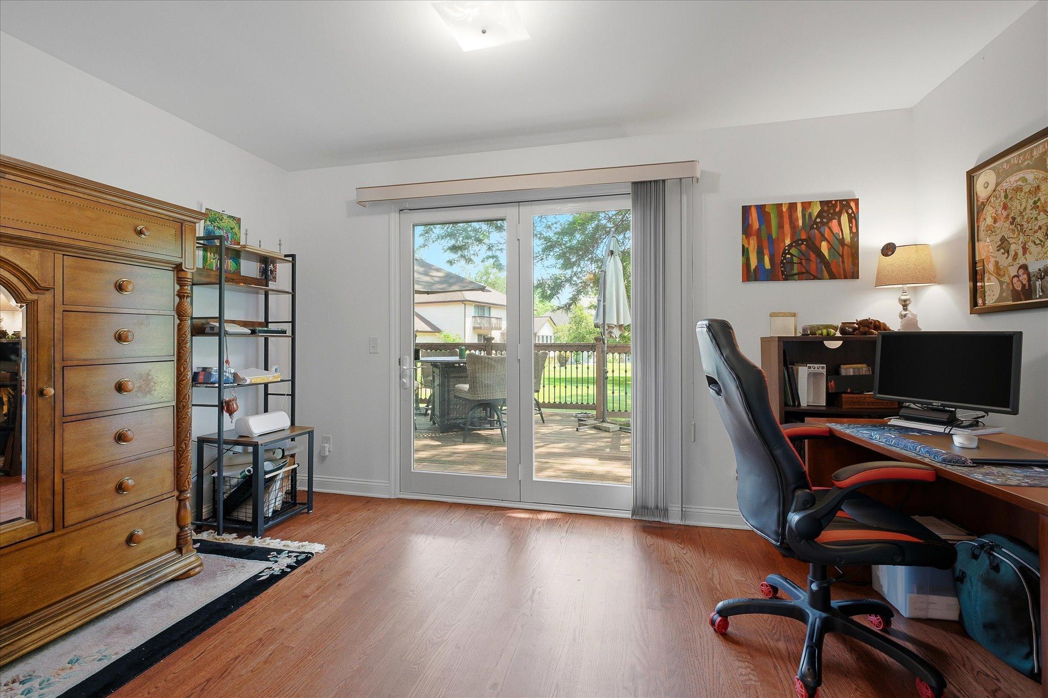 High ceilings throughout the main floor.