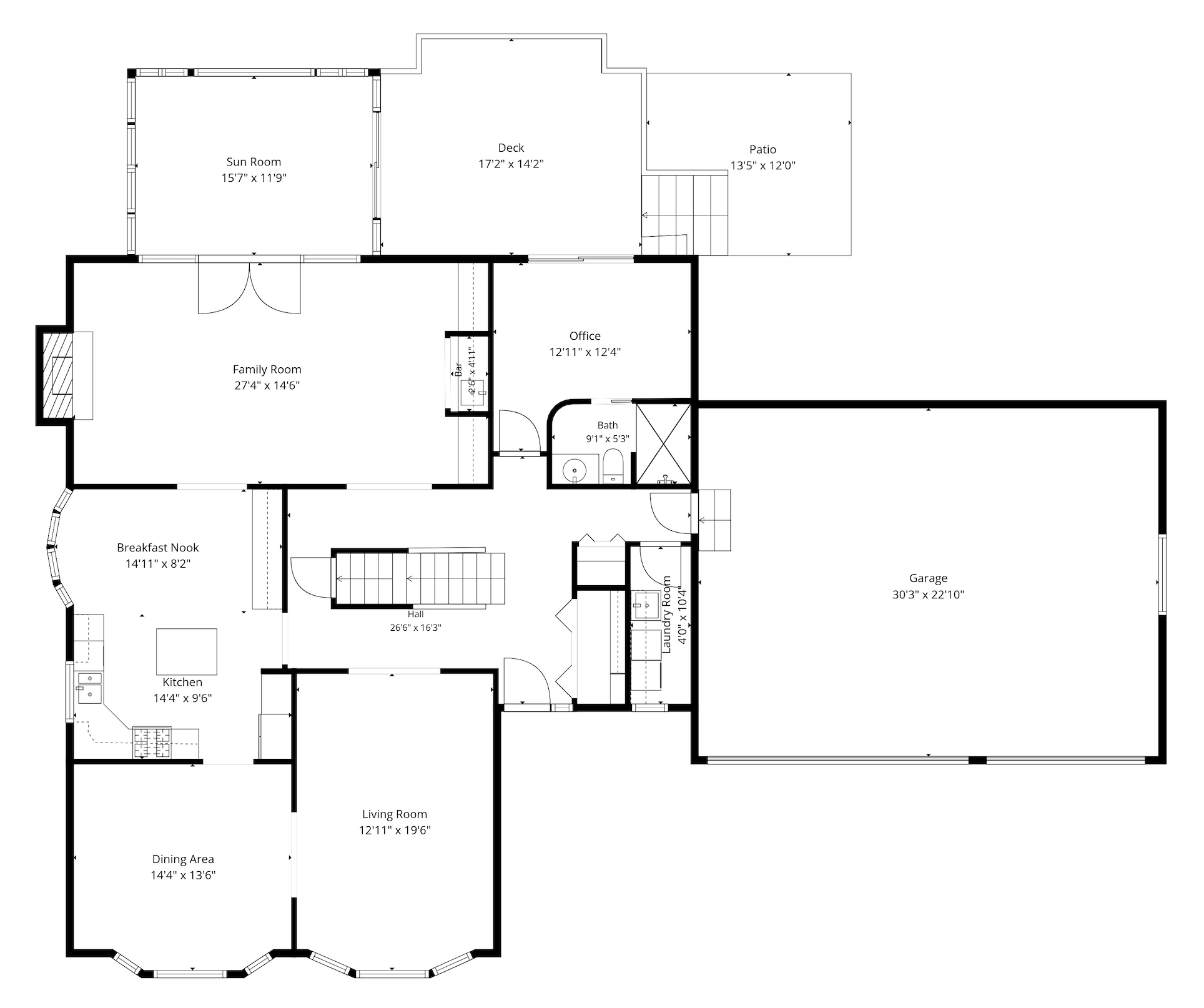 Main Level - Floor Plan