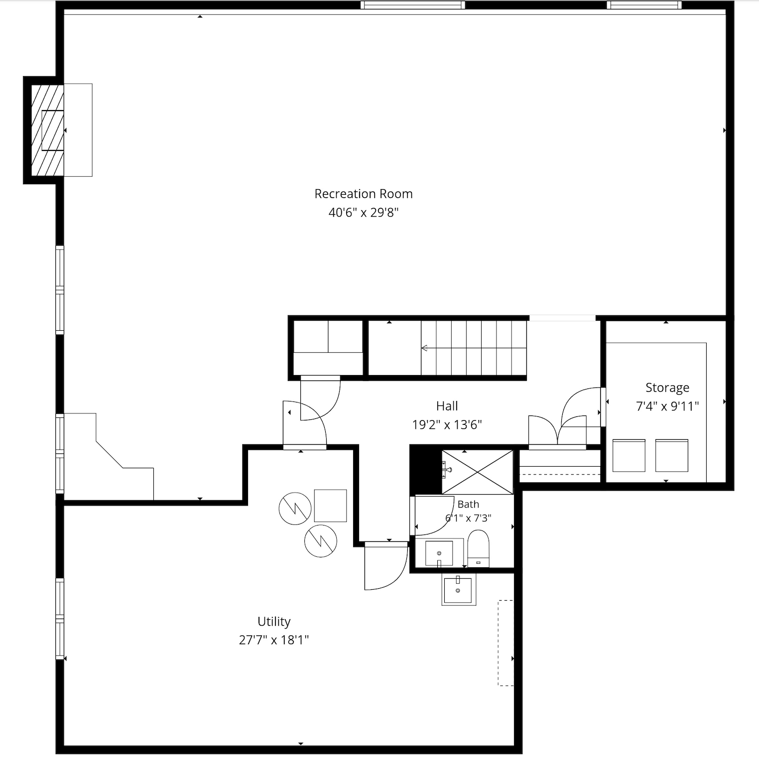 Lower Level Floor Plan