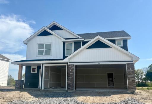Welcome to 810 Hopkins Ln! (Photo is of the actual home in progress.)