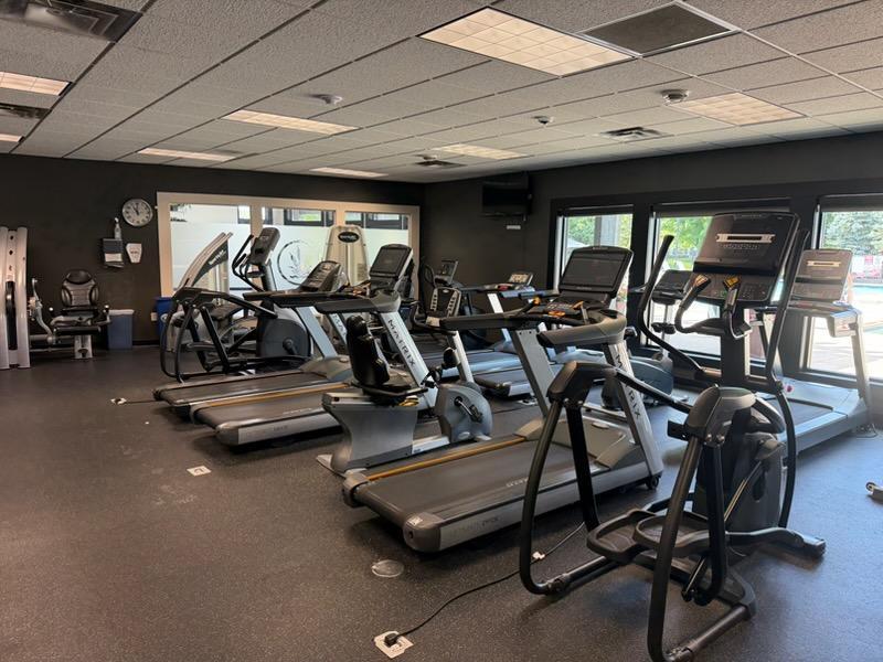 Recently upgraded Exercise Room, no need for a health club membership.