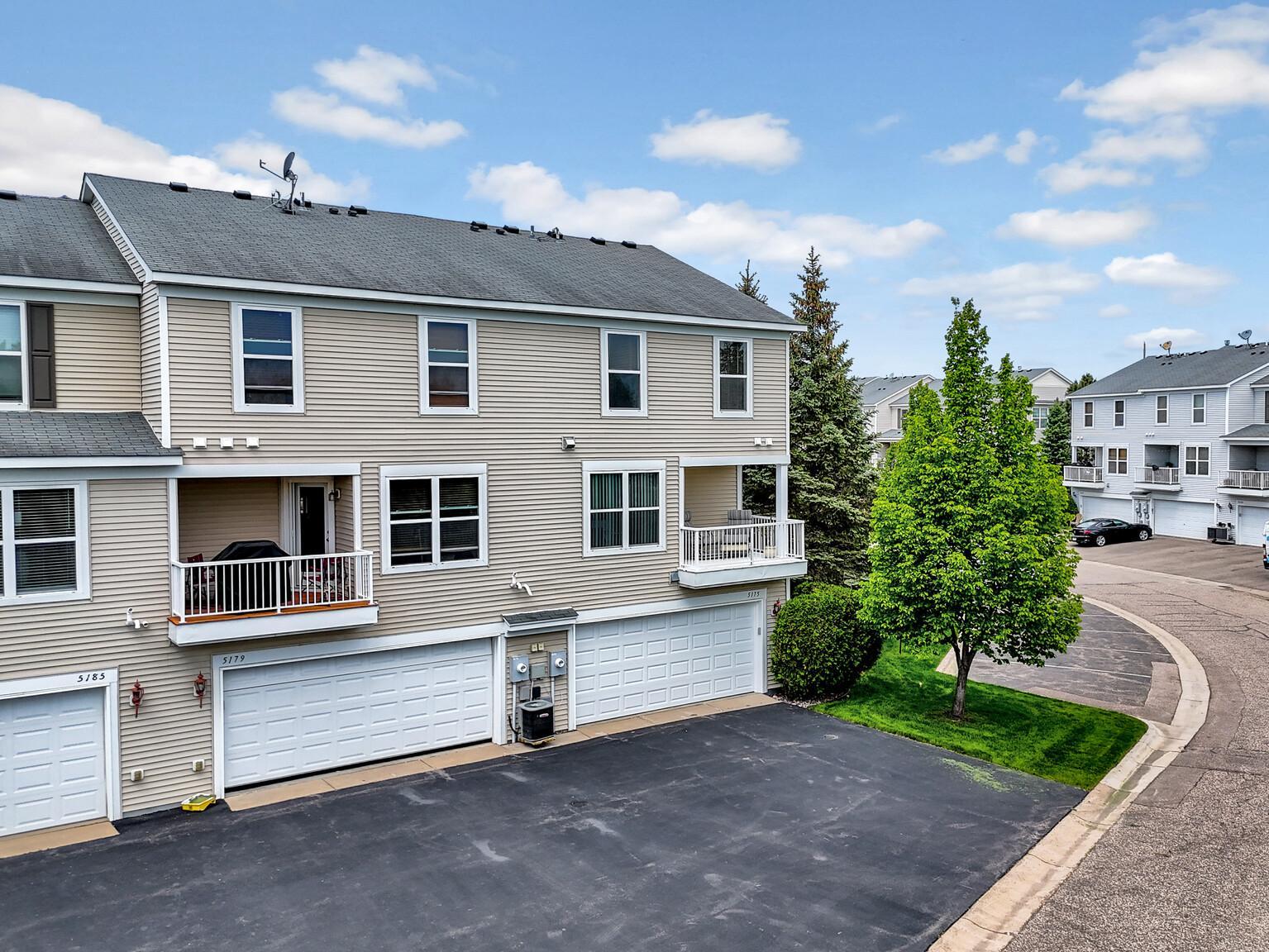 End unit on the right side with ample parking.