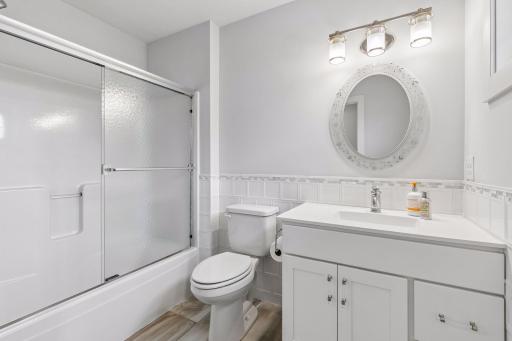 full bath on upper level