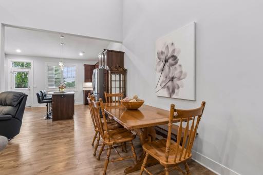 Room for dining and entertaining