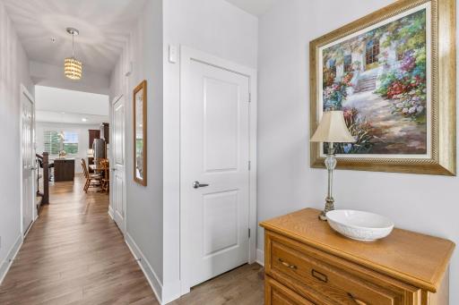Roomy Foyer with closet