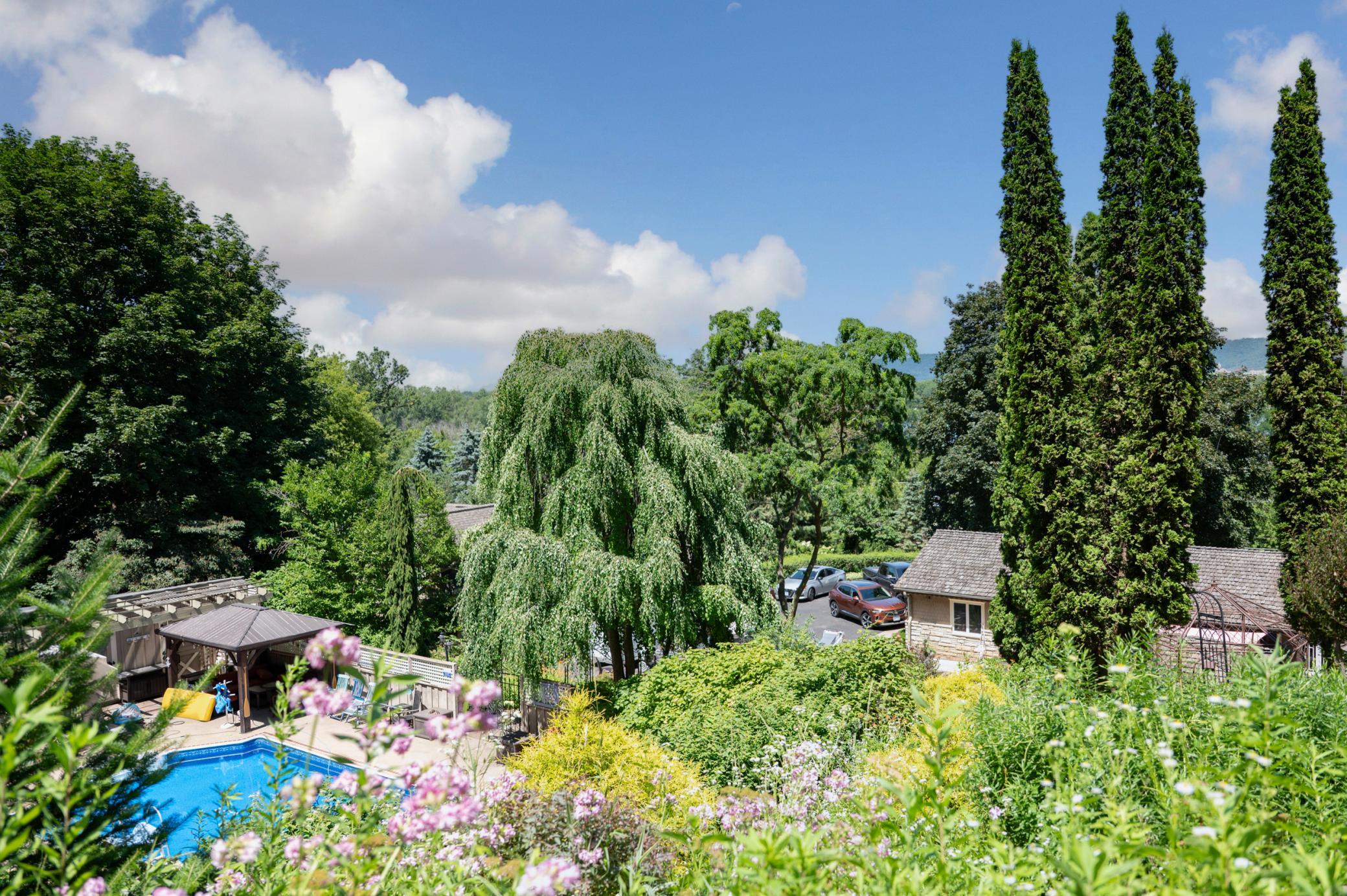 The amazing views available from multiple spots on this property's 2.5 acres are sure to delight throughout the year.