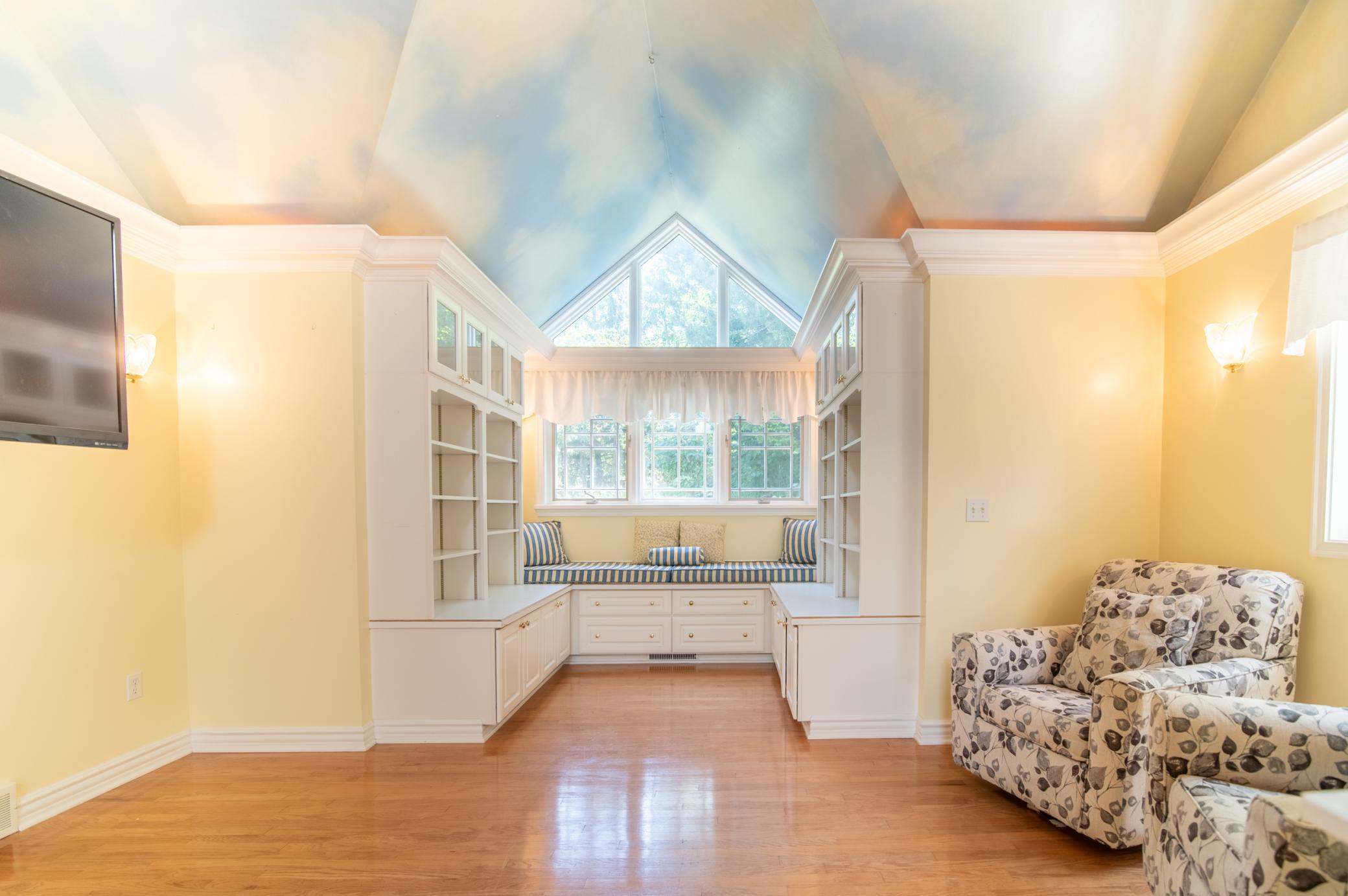 Can you imagine a more perfect place to curl up with a book and visit faraway places from the comfort of your home?