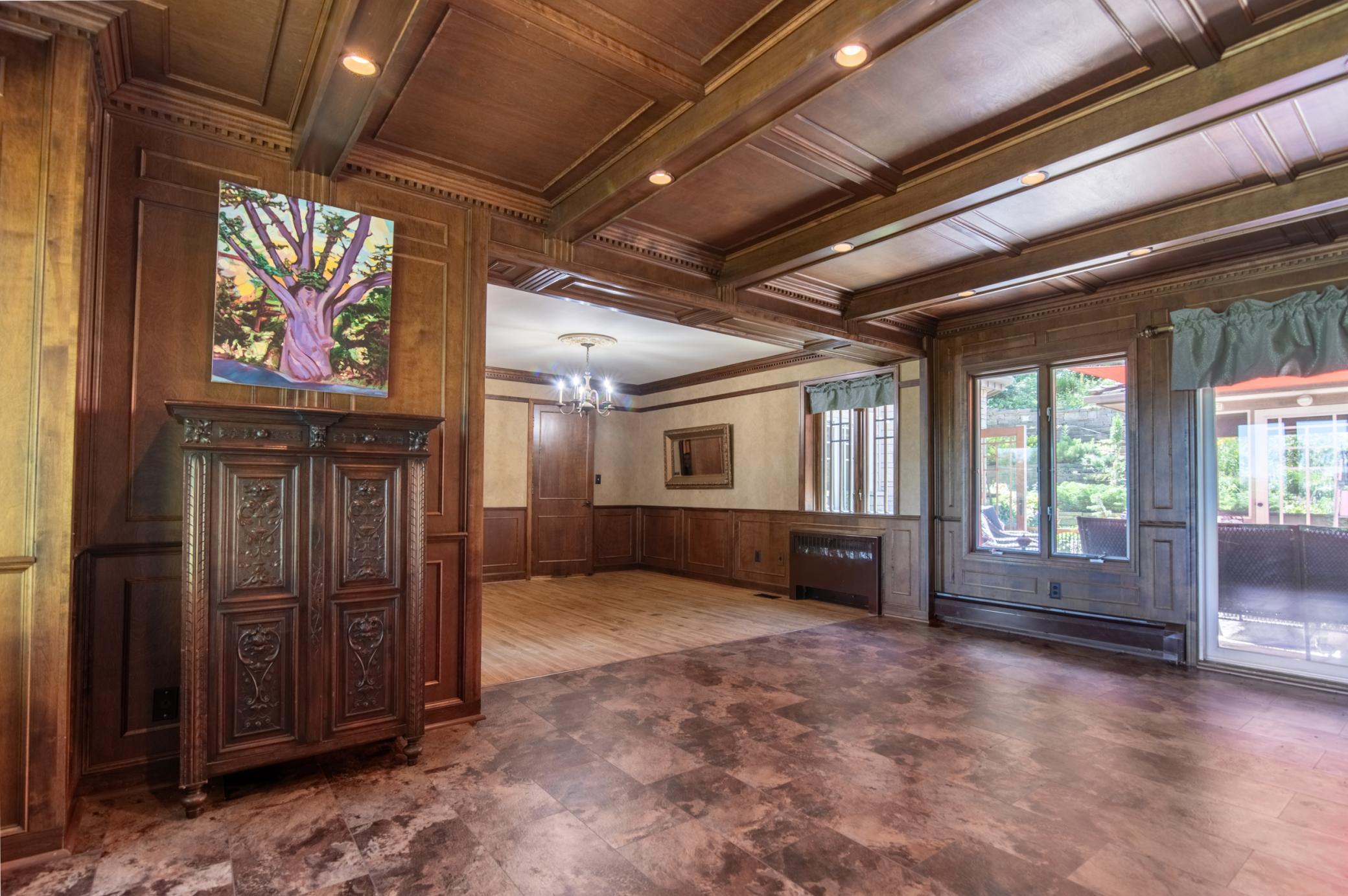 The combination of the dining room and this breezeway make for a space that easily transitions with you and begs for having guests over.