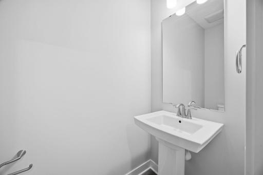 Main level half bath