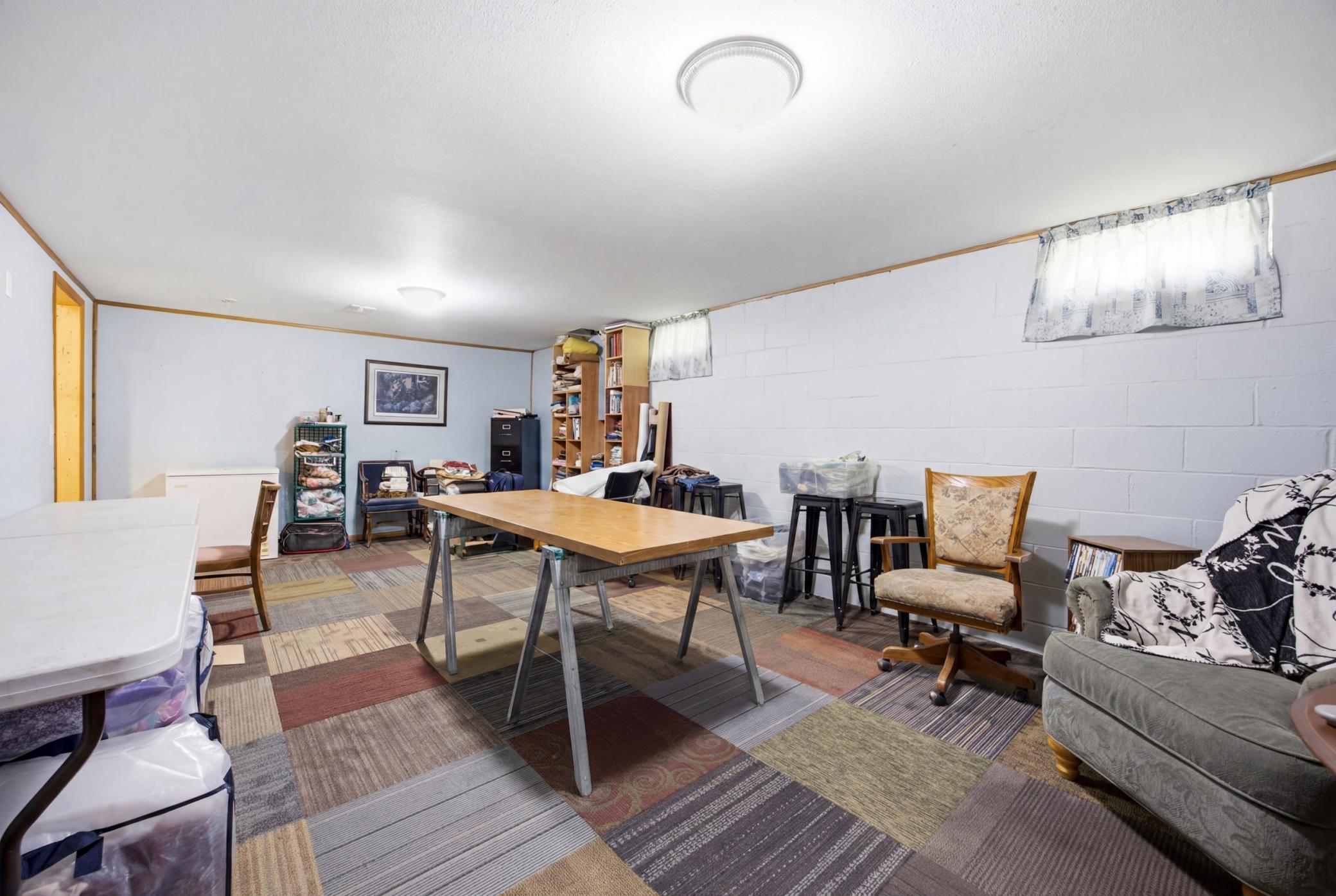 Recreation room basement