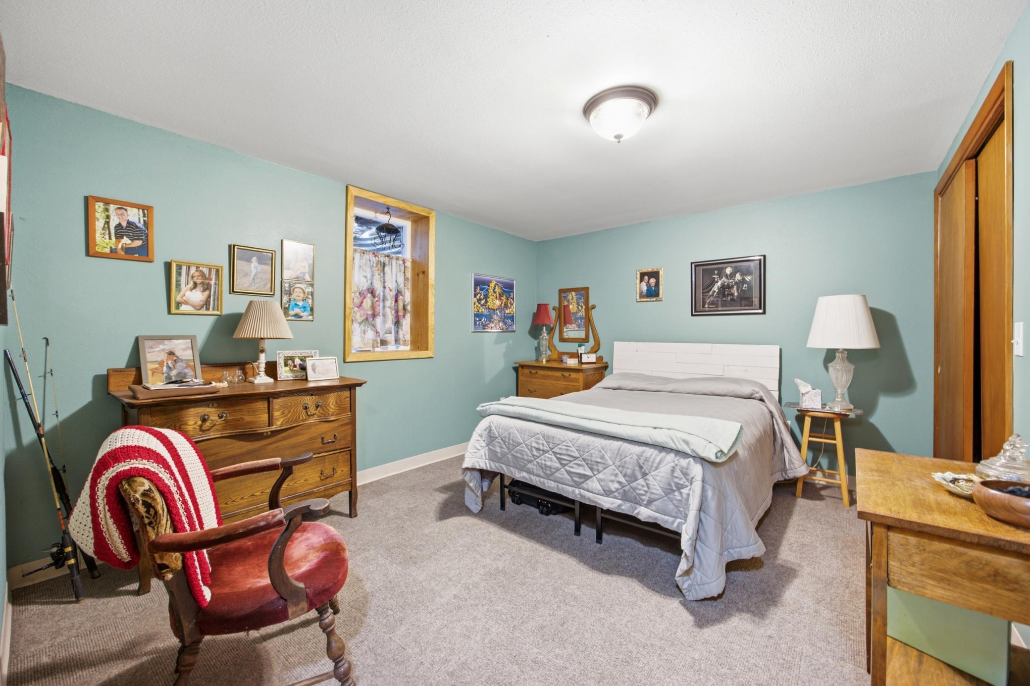 Basement bedroom