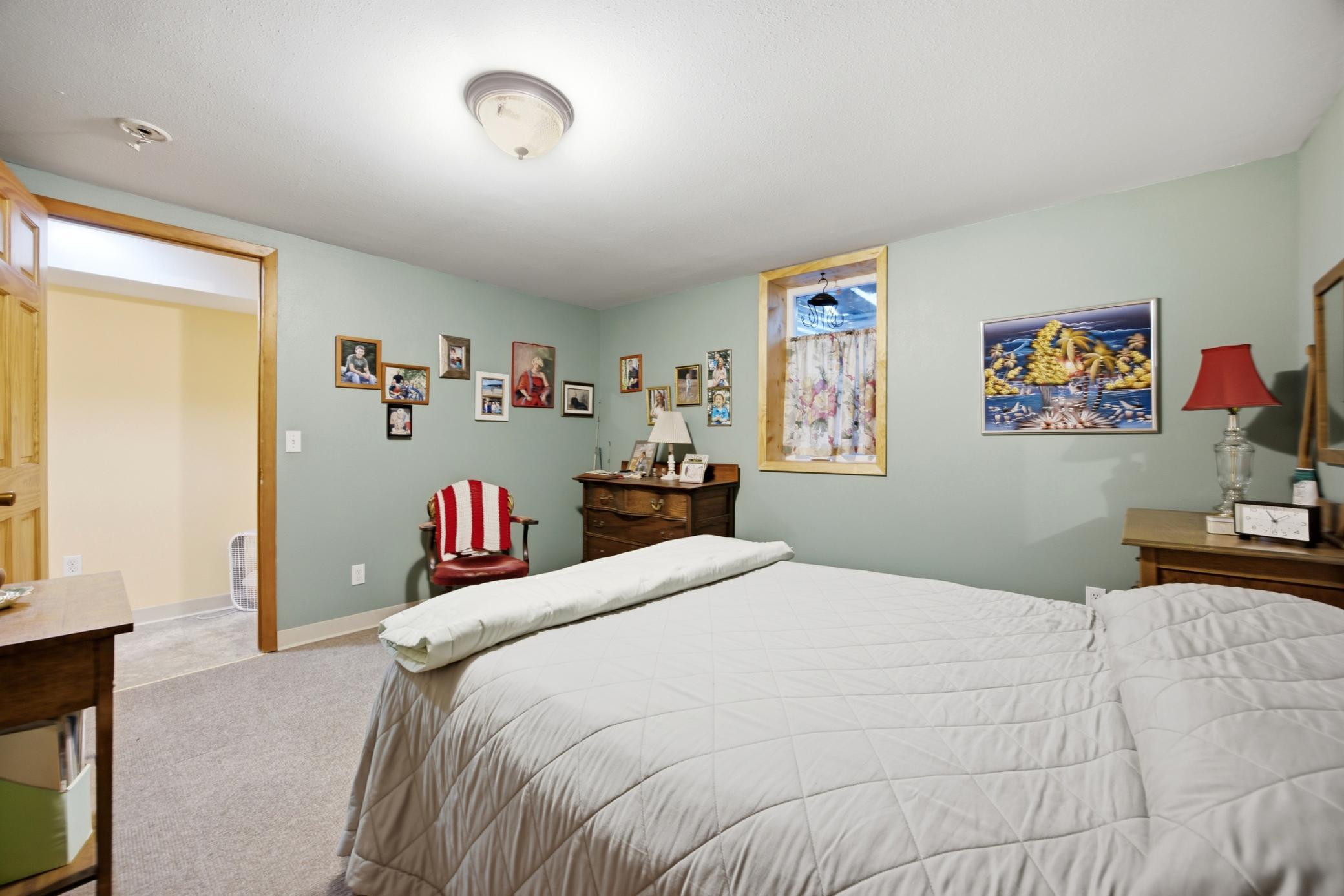 Basement bedroom