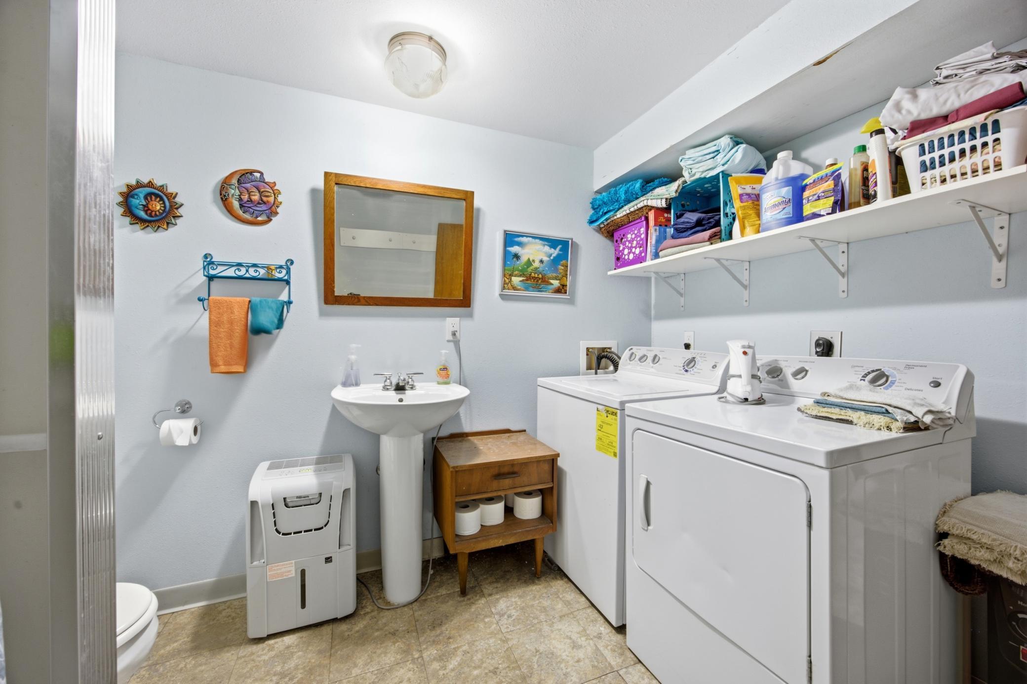 Basement bath /laundry