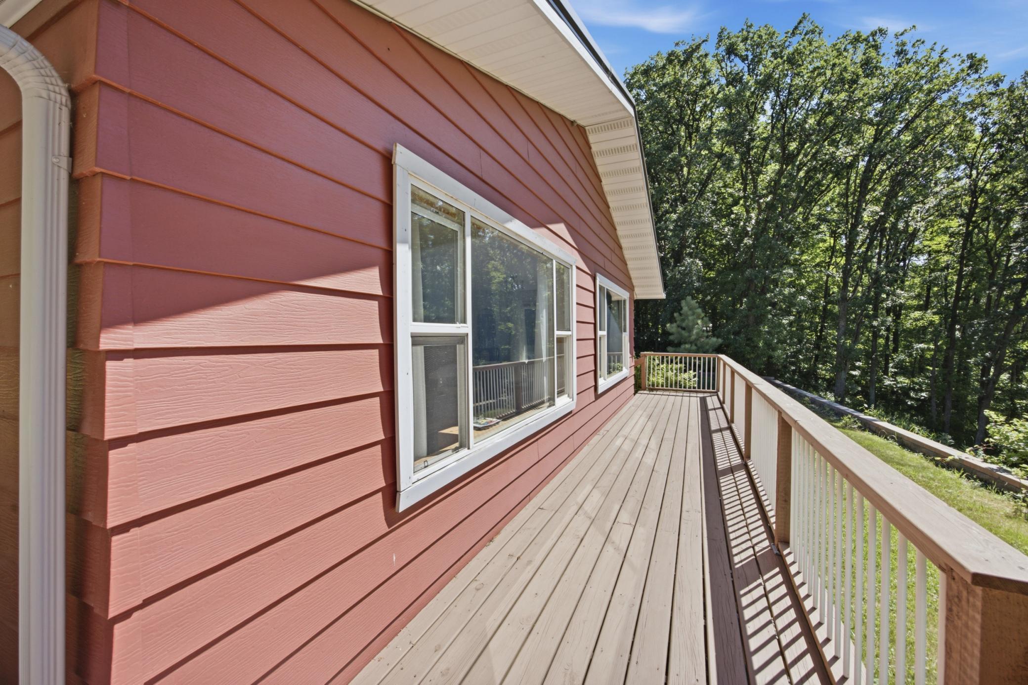 Lakeside deck