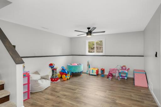 So many options! This space is currently being used as a playroom