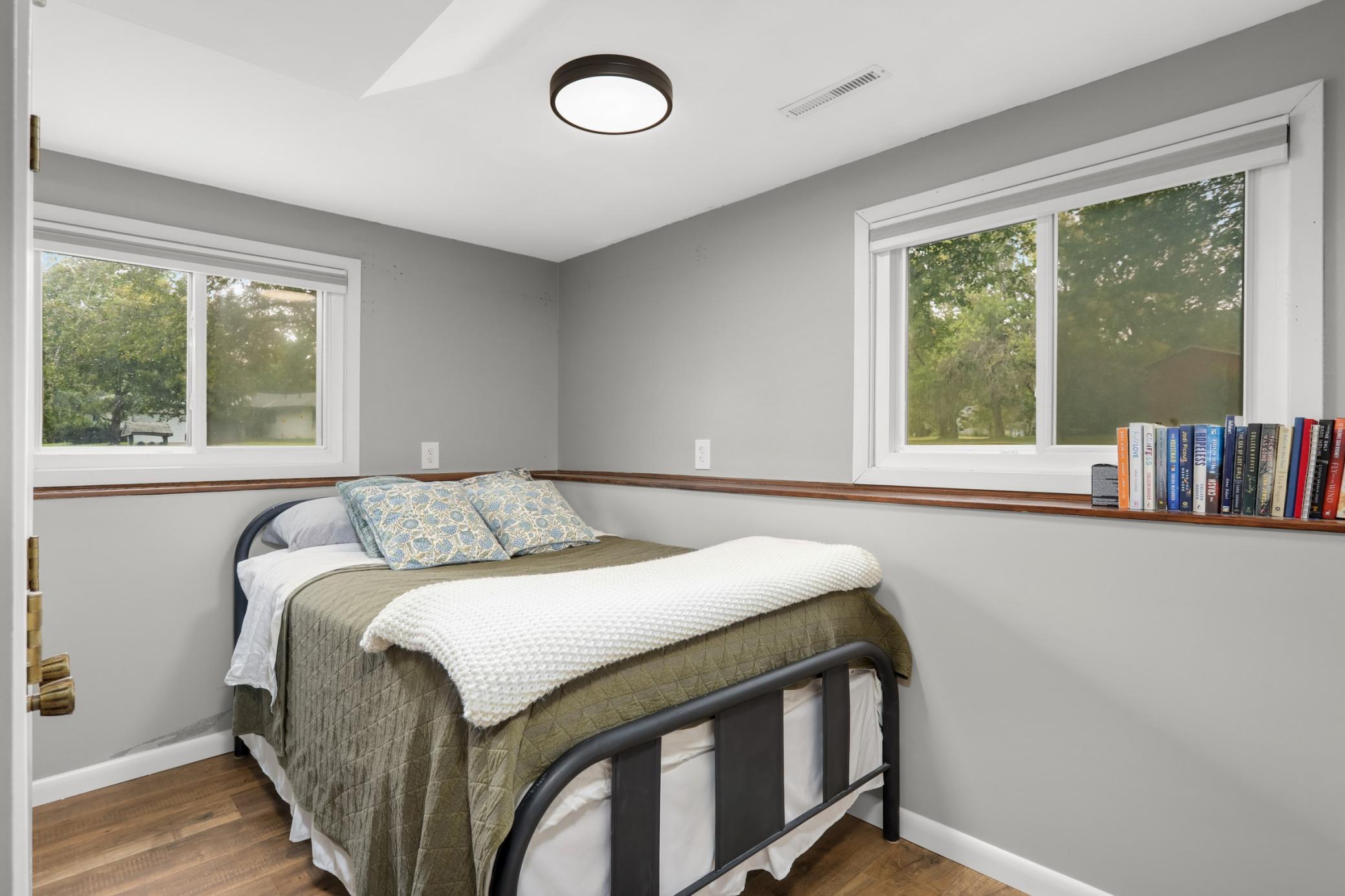 Bedroom #3 is located on the lower level